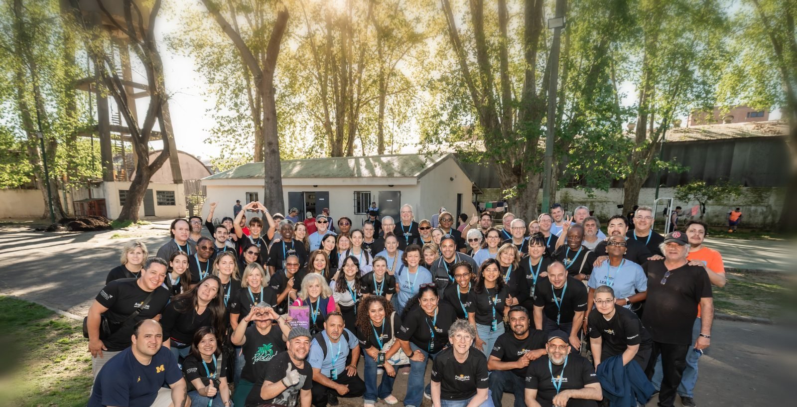 Comunidad de Fundación Argennova al aire libre